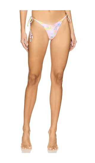 Ring Cheeky Tie Bikini Bottom in Sunset Universe | Revolve Clothing (Global)