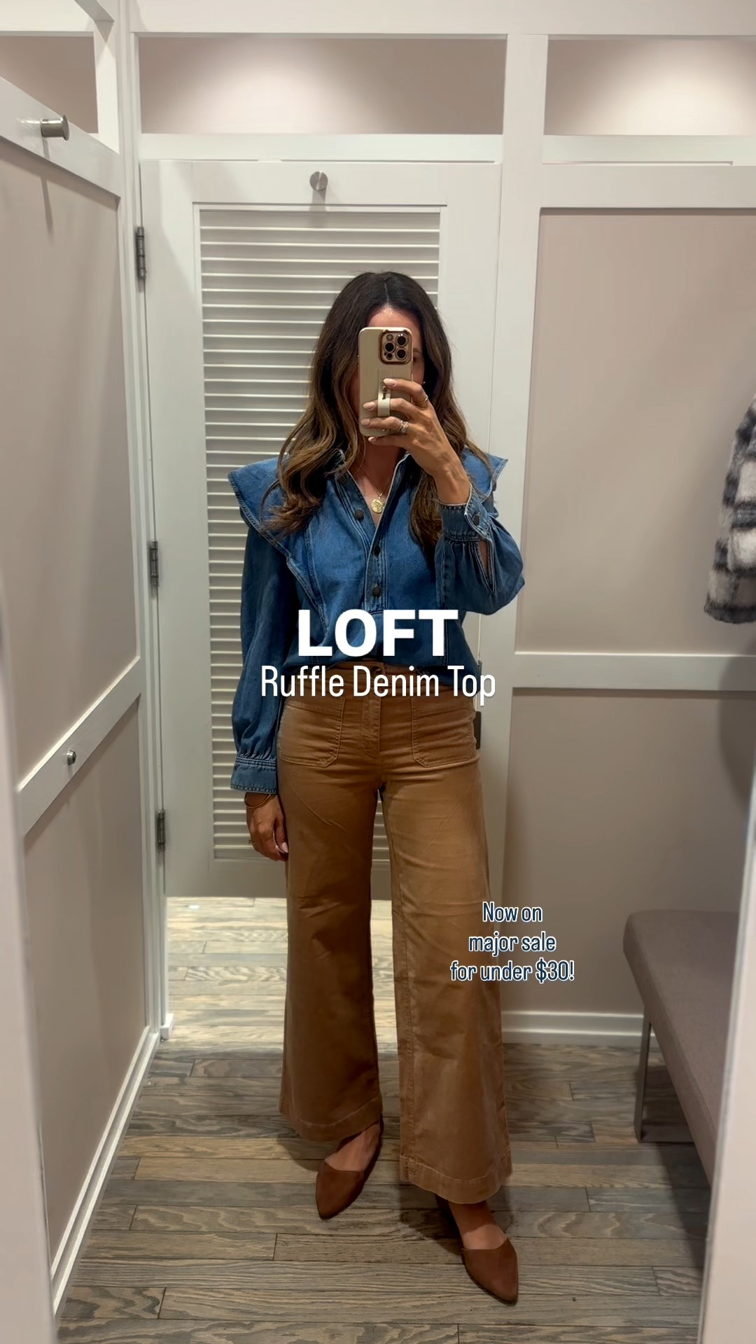 Love the details on this denim top that’s perfect for work! 🤍✏️ Now on major sale for under $30! 

Loft, denim top, workwear, teacher outfit 

#LTKWorkwear #LTKSaleAlert #LTKFindsUnder50