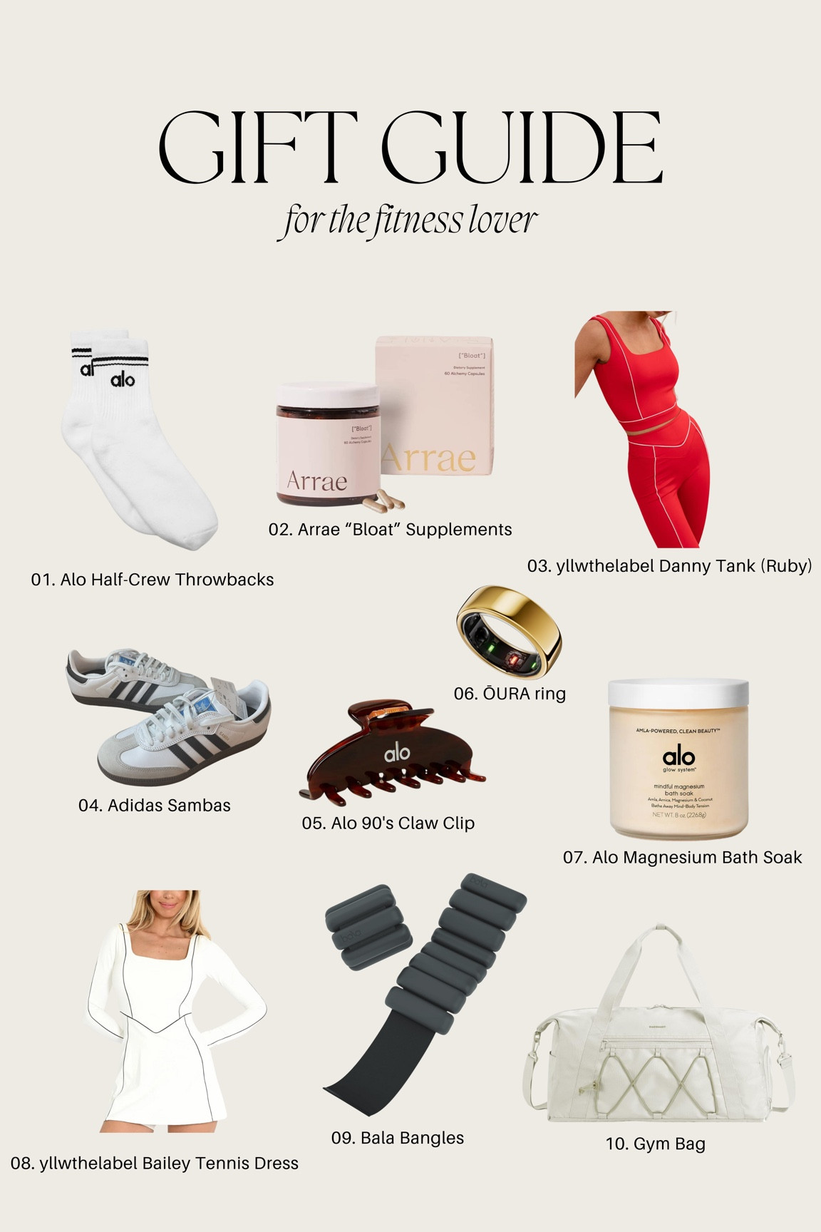 Welcome to my curated collection of top-tier gifts designed for the fitness lover in your life. Whether they are a seasoned athlete or just embarking on their wellness journey, my hand picked selection ensures they elevate their fitness game to new heights.  this gift guide for fitness lovers includes sweat-ready activewear, tech gadgets for peak performance, home gym essentials, nutrition and supplements, and fitness inspired fashion. 

#LTKfitness #LTKGiftGuide #LTKfindsunder100
