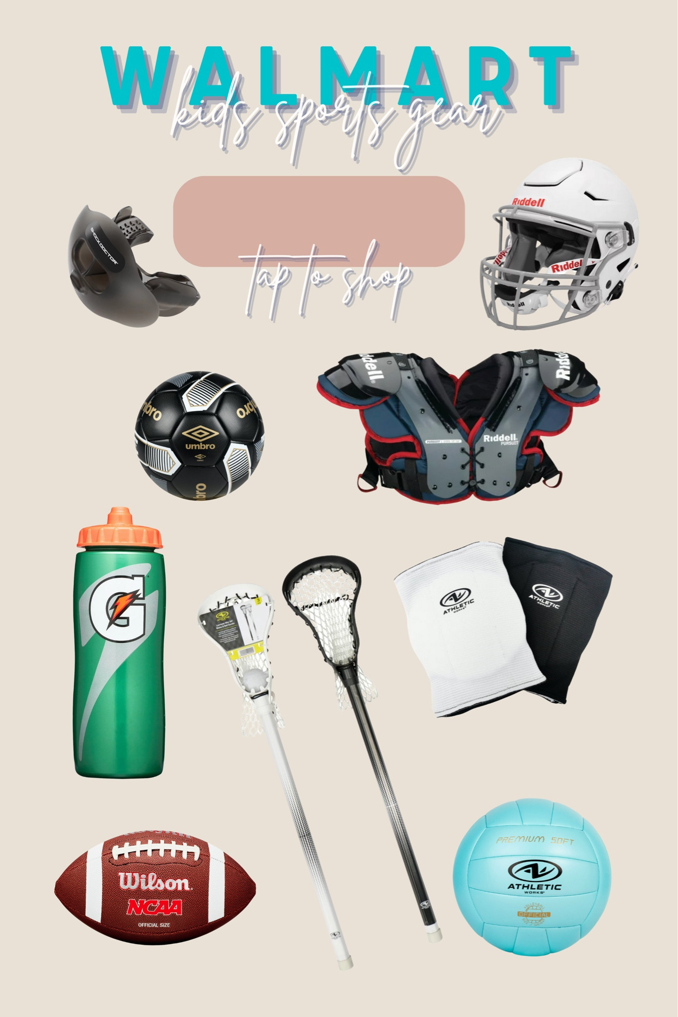 Rounded up a bunch of kids sports equipment for you, perfect for back to school! 

@walmart 
#WalmartPartner
#iywyk 
#walmartfinds
Kids sports, kids sports equipment, kids lacrosse, Gatorade bottle, kids football, kids football helmet, volleyball, childrens volleyball knee pads, best Walmart sports equipment, favorite kids sports stuff Walmart 

#LTKstyletip #LTKBacktoSchool #LTKkids