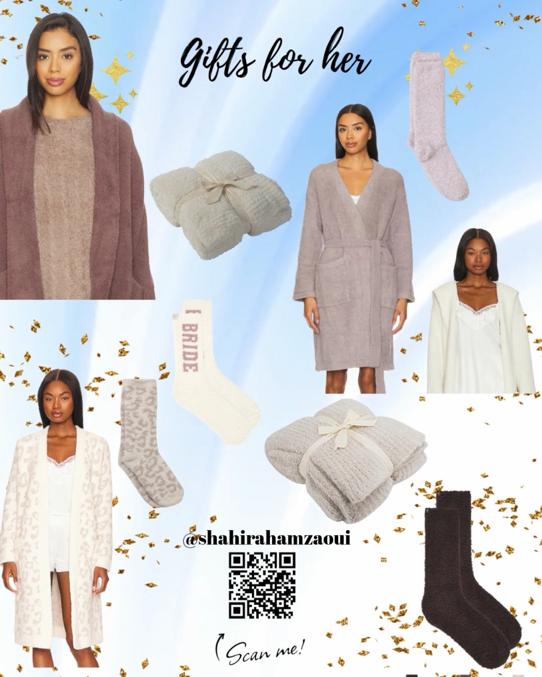 Last-minute gifts for her that feel luxe + cozy 🤍 Barefoot Dreams is always a win for Christmas gifts, holiday gifting, cozy loungewear, soft robes, plush blankets, and winter essentials. These are perfect gifts for moms, sisters, wives, girlfriends, brides, and anyone who loves comfort + elevated basics. Shop cozy socks, robes, cardigans, and lounge sets that make the best Christmas presents and holiday gift ideas 🎁✨
 @revolve @barefootdreams 

 

#LTKGiftGuide #LTKSeasonal #LTKHoliday