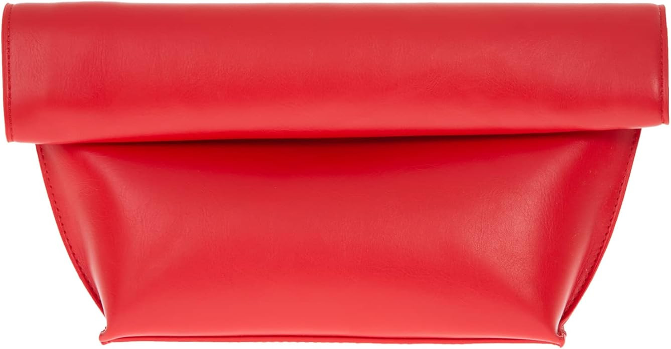 JNB Faux Leather Oversize Foldover Clutch | Amazon (US)