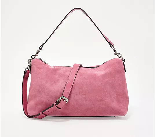 Make Your Selection: Patricia Nash Maura Crossbody in Leather or Suede | QVC