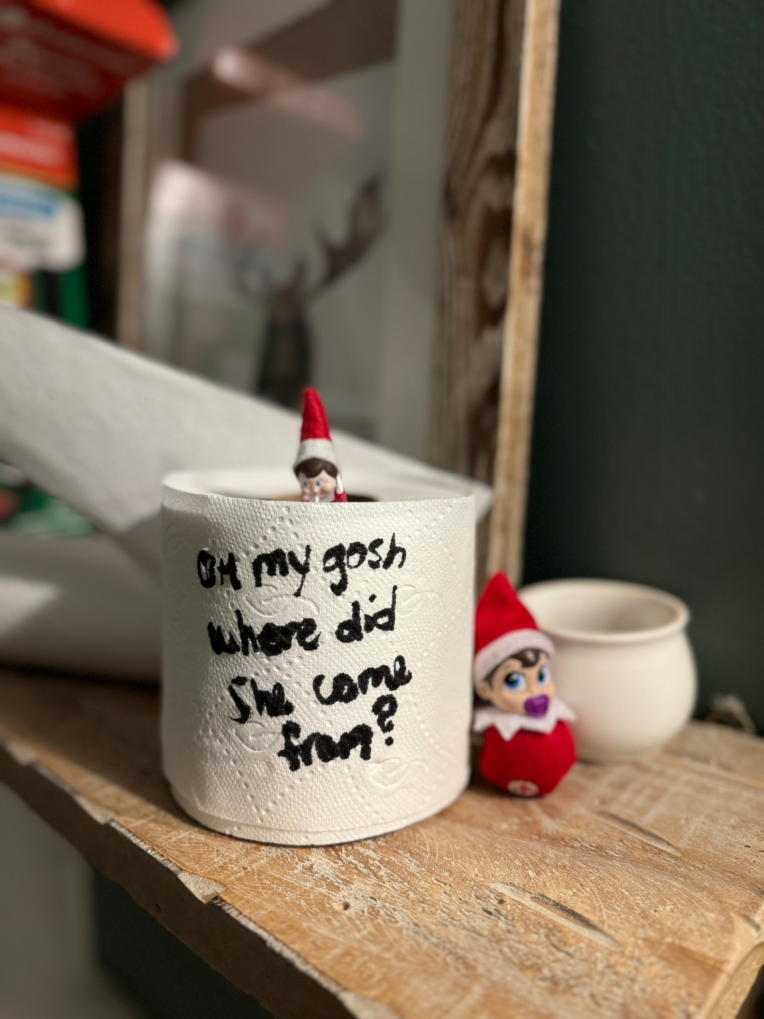 Baby elf on the shelf and the worlds smallest elf on the shelf! 

#LTKHoliday #LTKKids #LTKGiftGuide