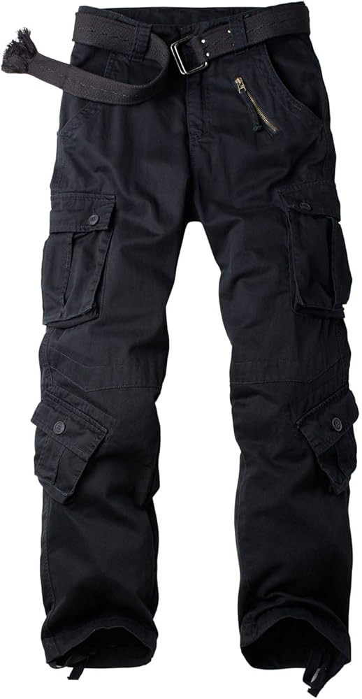 Alfiudad Womens Cargo Pants with Pockets, Women's Casual Military Army Hiking Combat Tactical Wor... | Amazon (US)