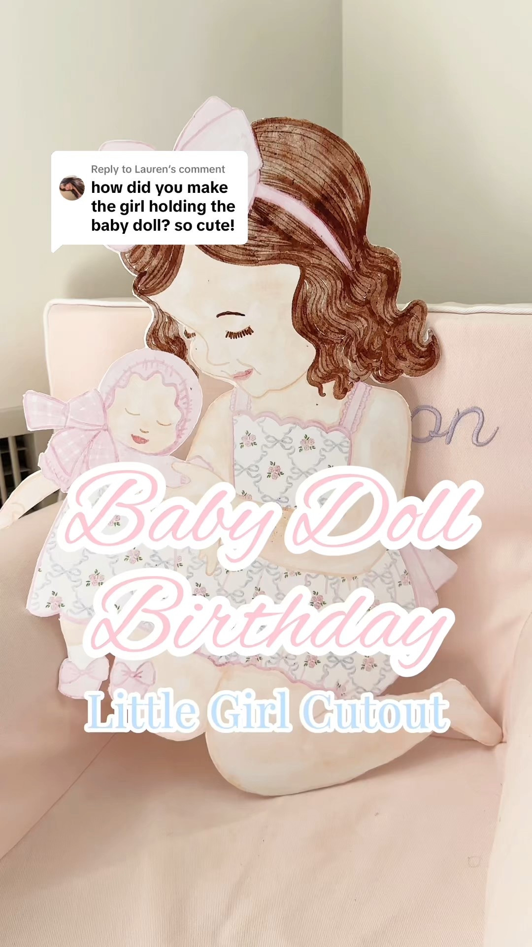 Baby doll birthday party decor idea, inspo for birthday decorations, baby doll cutout 

#LTKKids #LTKBaby #LTKParties