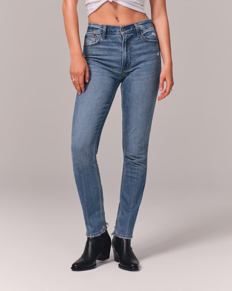 High Rise Skinny Jean | Abercrombie & Fitch (US)
