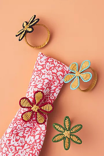 Sarah Campbell Napkin Rings | Anthropologie (US)