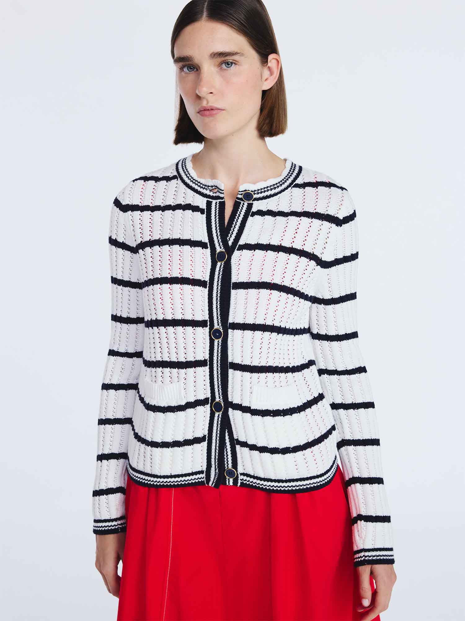 Free Assembly Women's Textured Stitch Cotton Cardigan Sweater with Long Sleeves, Lightweight, Siz... | Walmart (US)