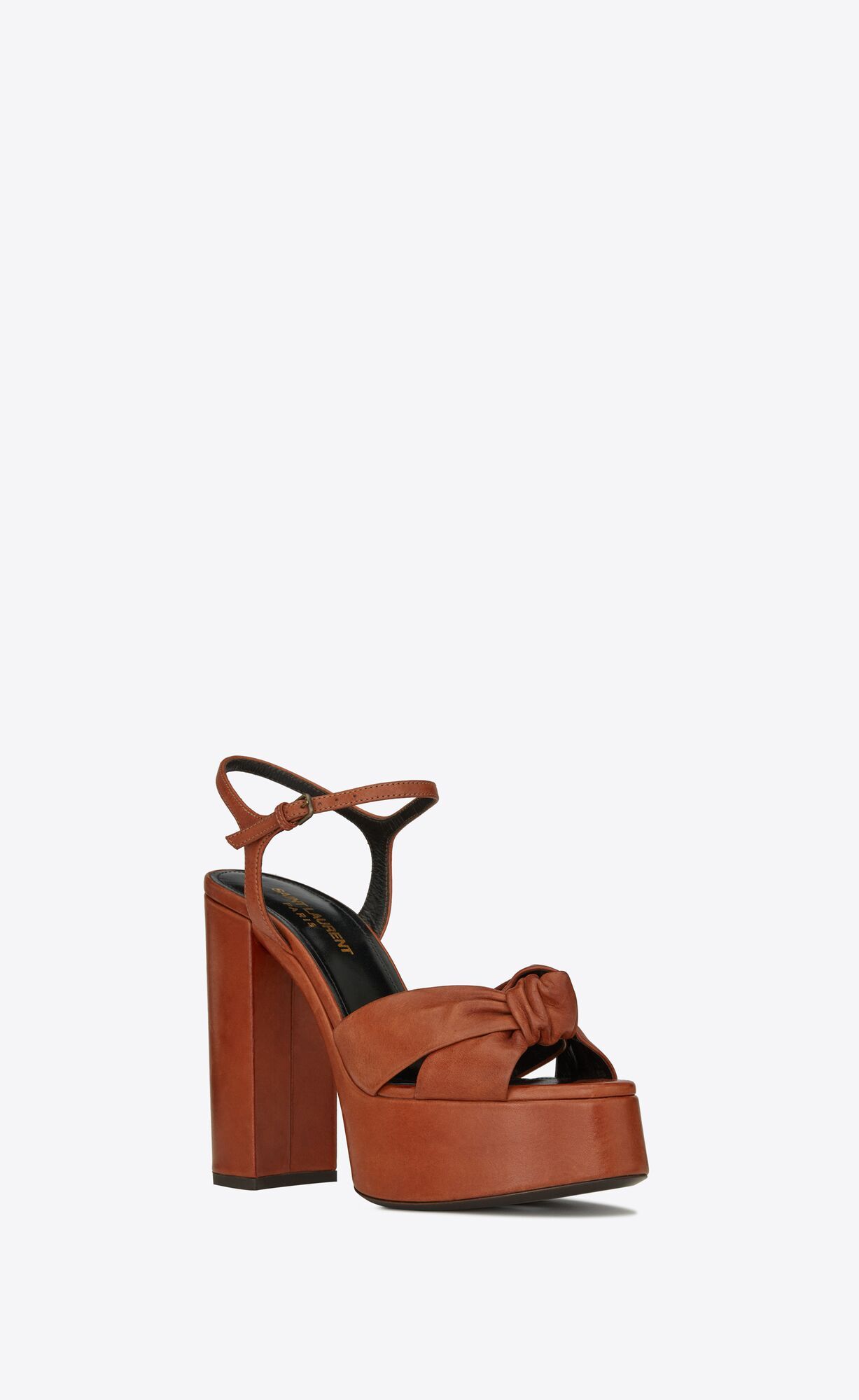 bianca platform sandals in smooth leather | Saint Laurent Inc. (Global)