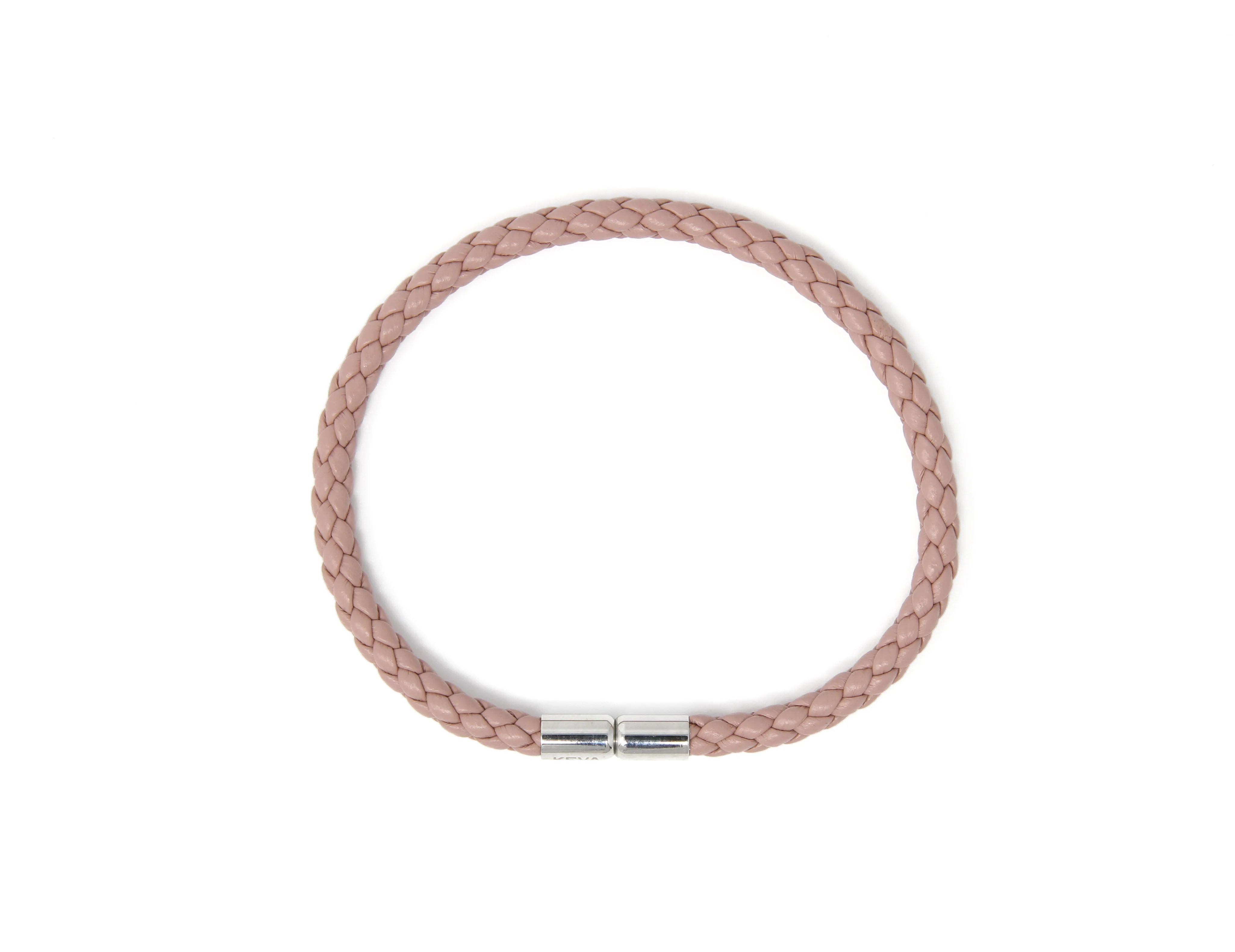 Blush Pink Braided Bracelet | KEVA Style