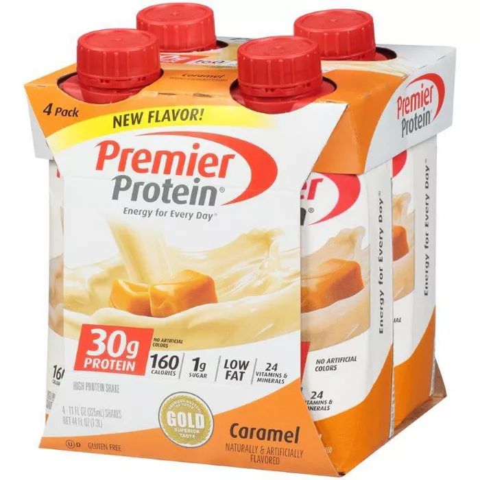 Premier Protein Shakes - Caramel - 11 fl oz/4ct Bottles | Target