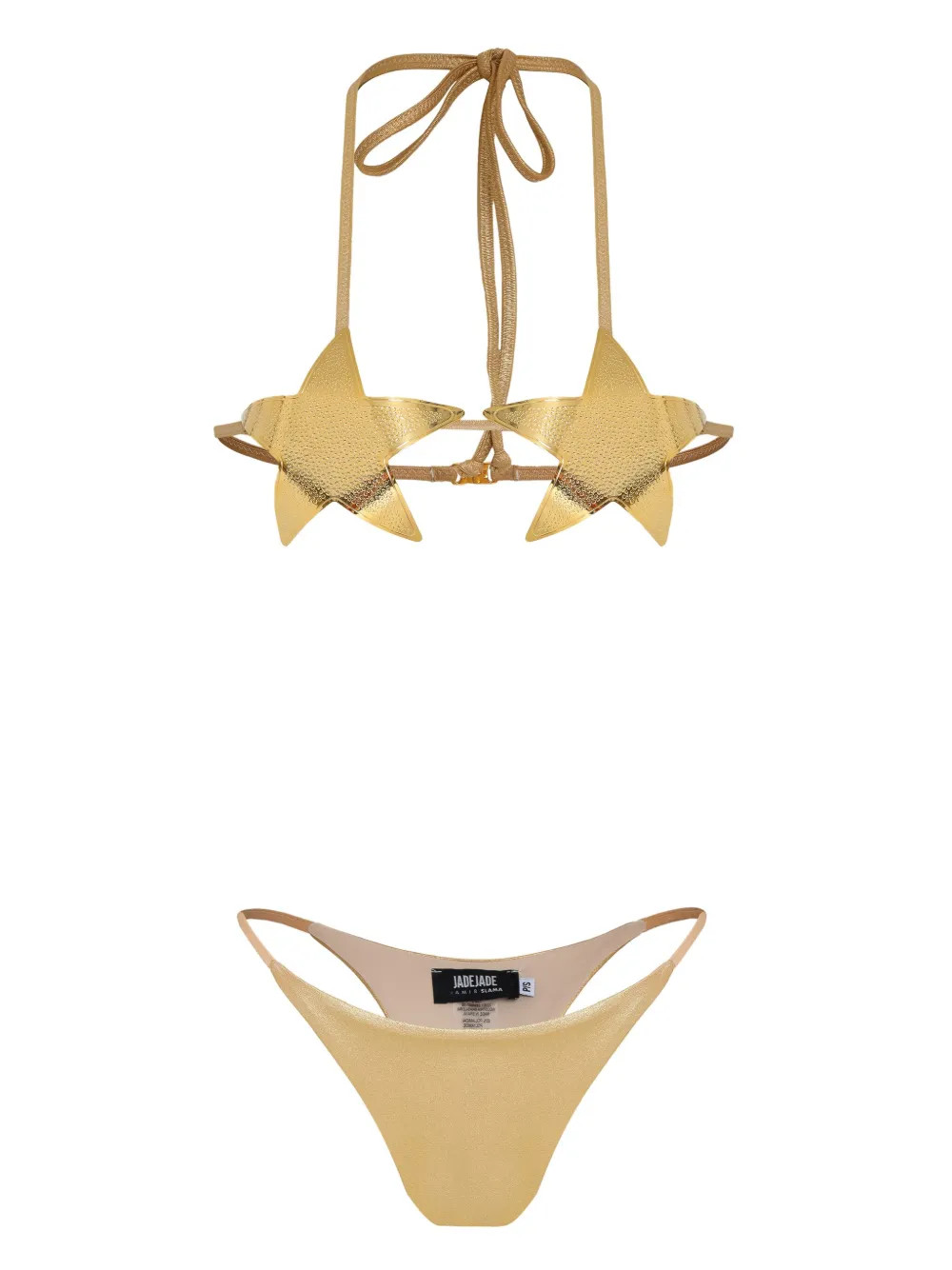Amir Slama star-detail Bikini Set | Gold | FARFETCH UK | Farfetch Global