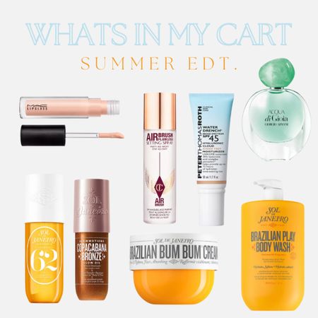 Summer: what’s in my bag. 
Just ordered these products can’t wait to get them in! 

#LTKSeasonal #LTKbeauty