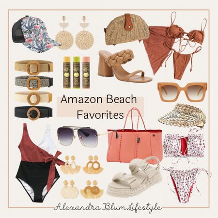 Amazon beach vacation finds! Bikinis, straw bags, sandals and jewelry! Amazon finds! Amazon fashion finds! Amazon vacation finds

#LTKtravel #LTKswim #LTKSeasonal