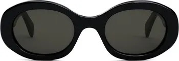 Triomphe 52mm Oval Sunglasses | Nordstrom