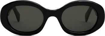 Triomphe 52mm Oval Sunglasses | Nordstrom