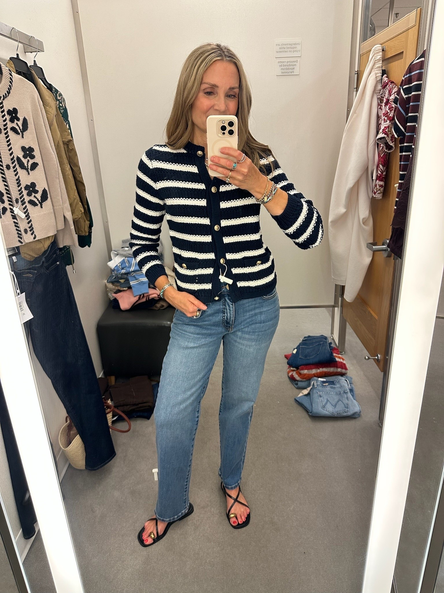One of my must-haves from the 2026 Nordstrom sale! Love this striped cardigan with these mid wash jeans!

#LTKOver40 #LTKSeasonal #LTKootd
