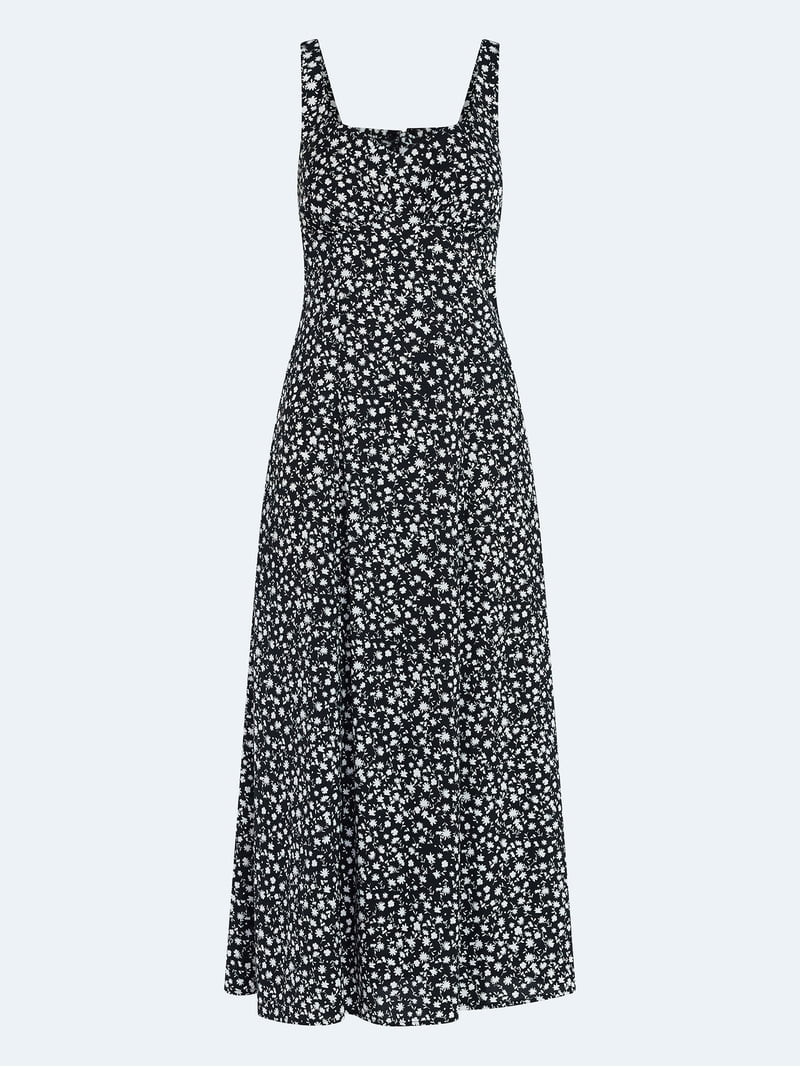 Scoop Women’s Side Slit Maxi Dress, Sizes XS-XXL | Walmart (US)