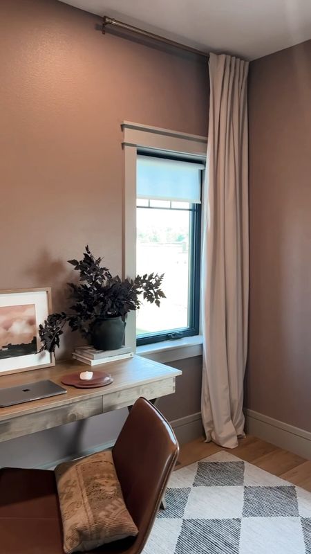 Office refresh with new velvet curtains and fall branches  

#LTKfindsunder100 #LTKSeasonal #LTKhome