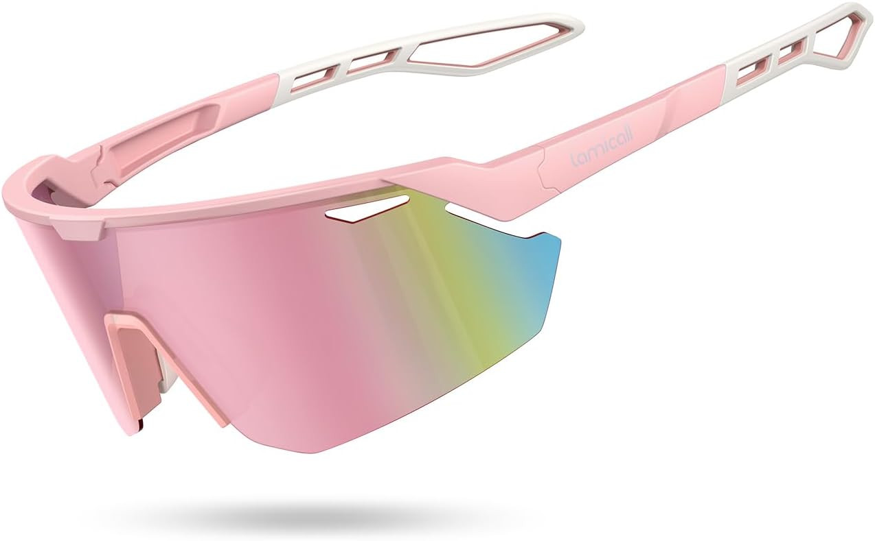 Lamicall 24g Polarized Sports Sunglasses for Men Women - UV400 Protection Sun Glasses for Baseball Running Cycling Fishing | Amazon (US)