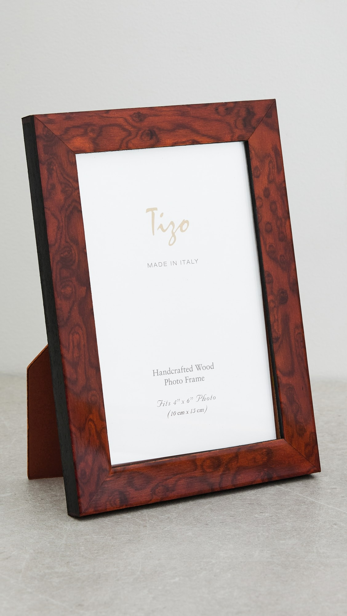 Italian Brown Burl Wood Frame 4x6 | Shopbop