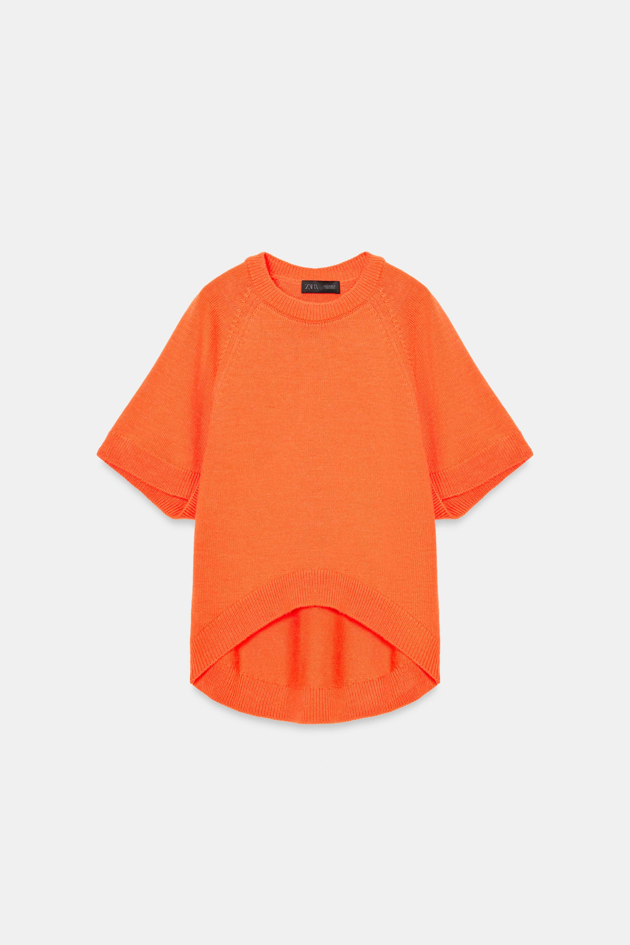 SHORT SLEEVE KNIT JUMPER | Zara US