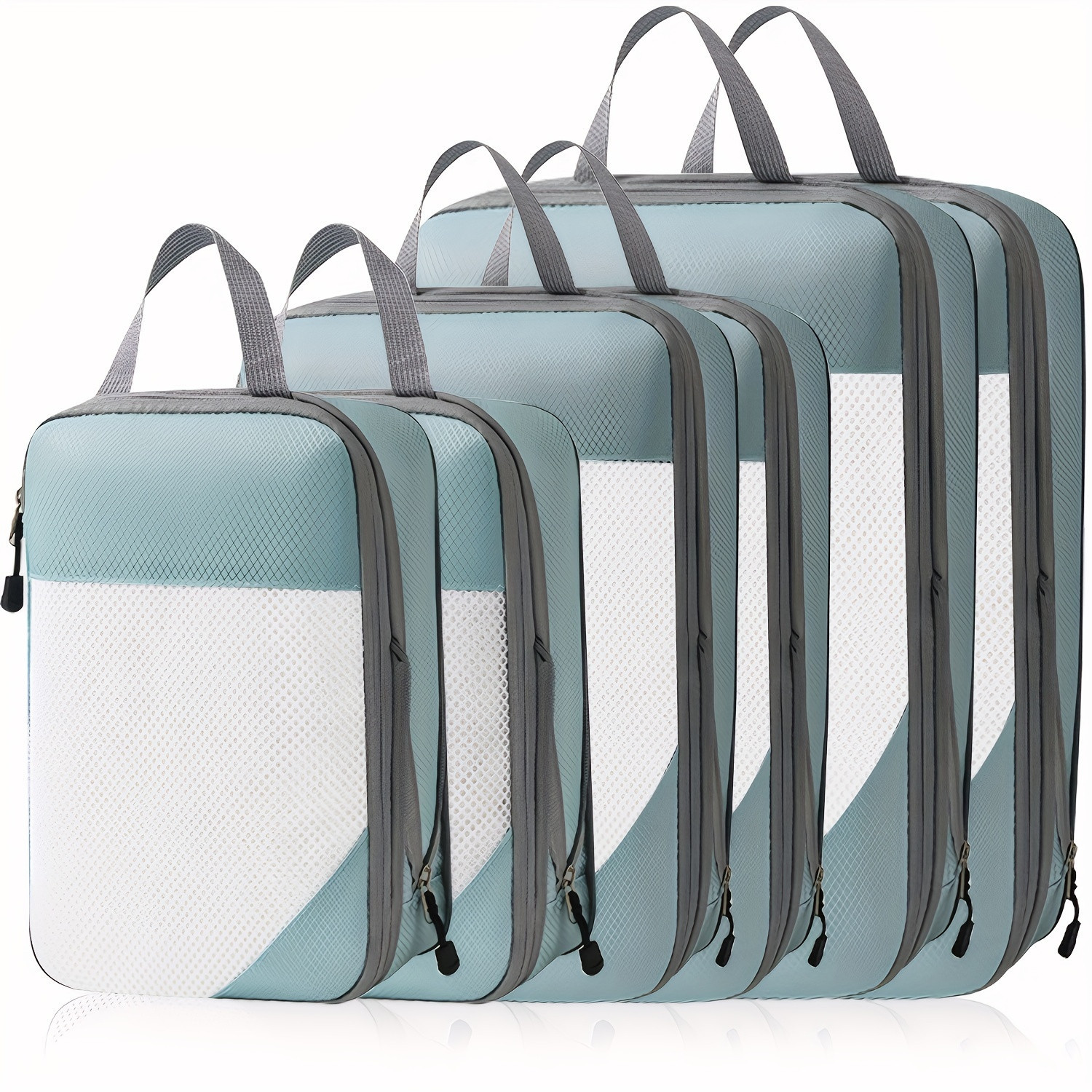 TEMU 6 Sets Packing Cubes For Travel, Packing Cubes Travel Organizer, Compressible Travel Packing Cubes Set For Carry On Luggage | Temu Affiliate Program