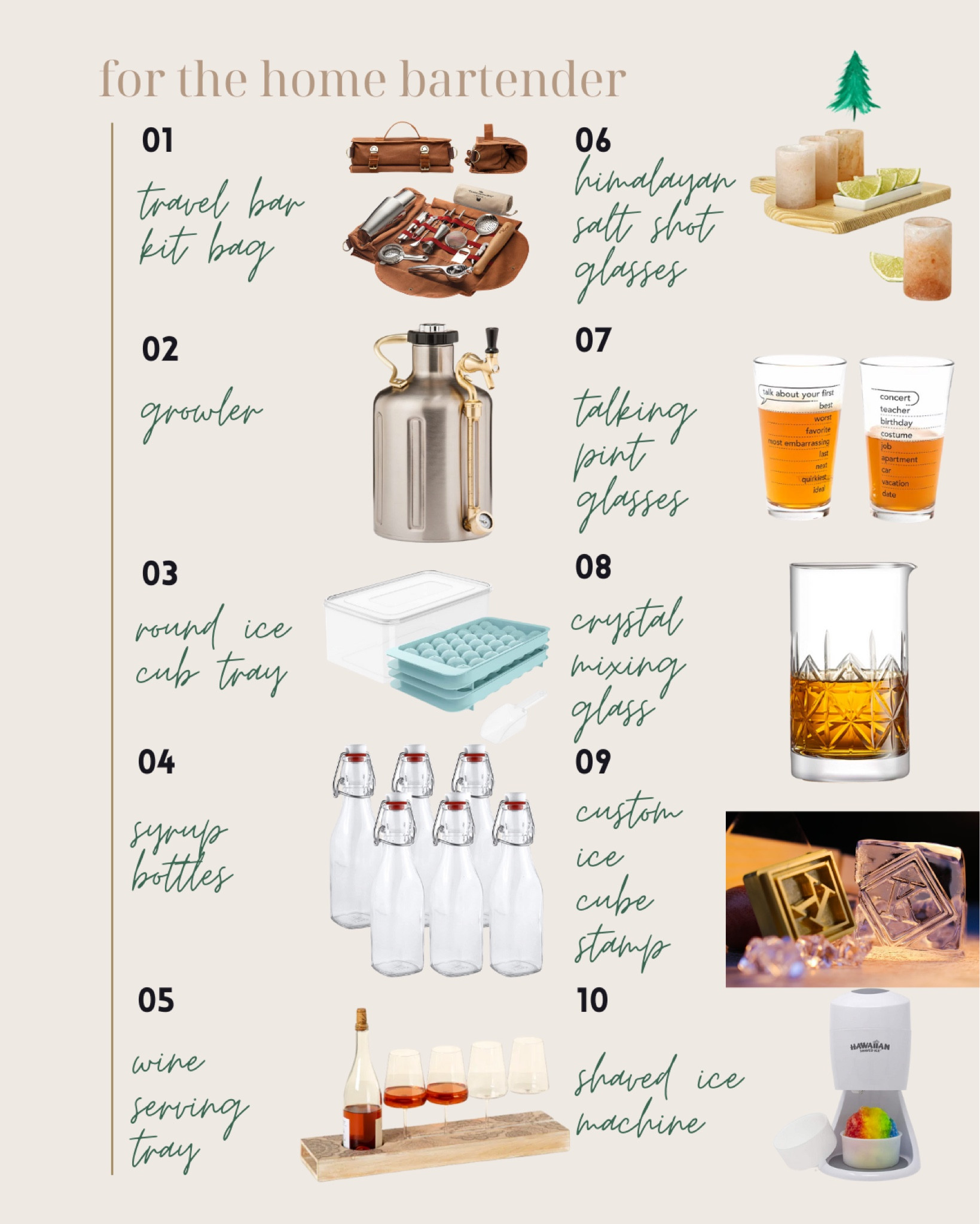 Holiday gift guide 2022

For the home bartender 

#LTKFind #LTKhome #LTKsalealert #LTKunder50 #LTKunder100

#LTKGiftGuide #LTKHoliday #LTKSeasonal