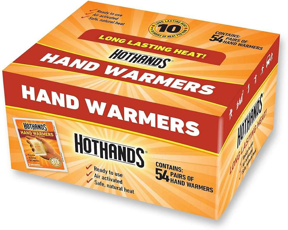 HotHands Hand Warmers - Long Lasting Safe Natural Odorless Air Activated Warmers - 54 Pairs (54 P... | Amazon (US)