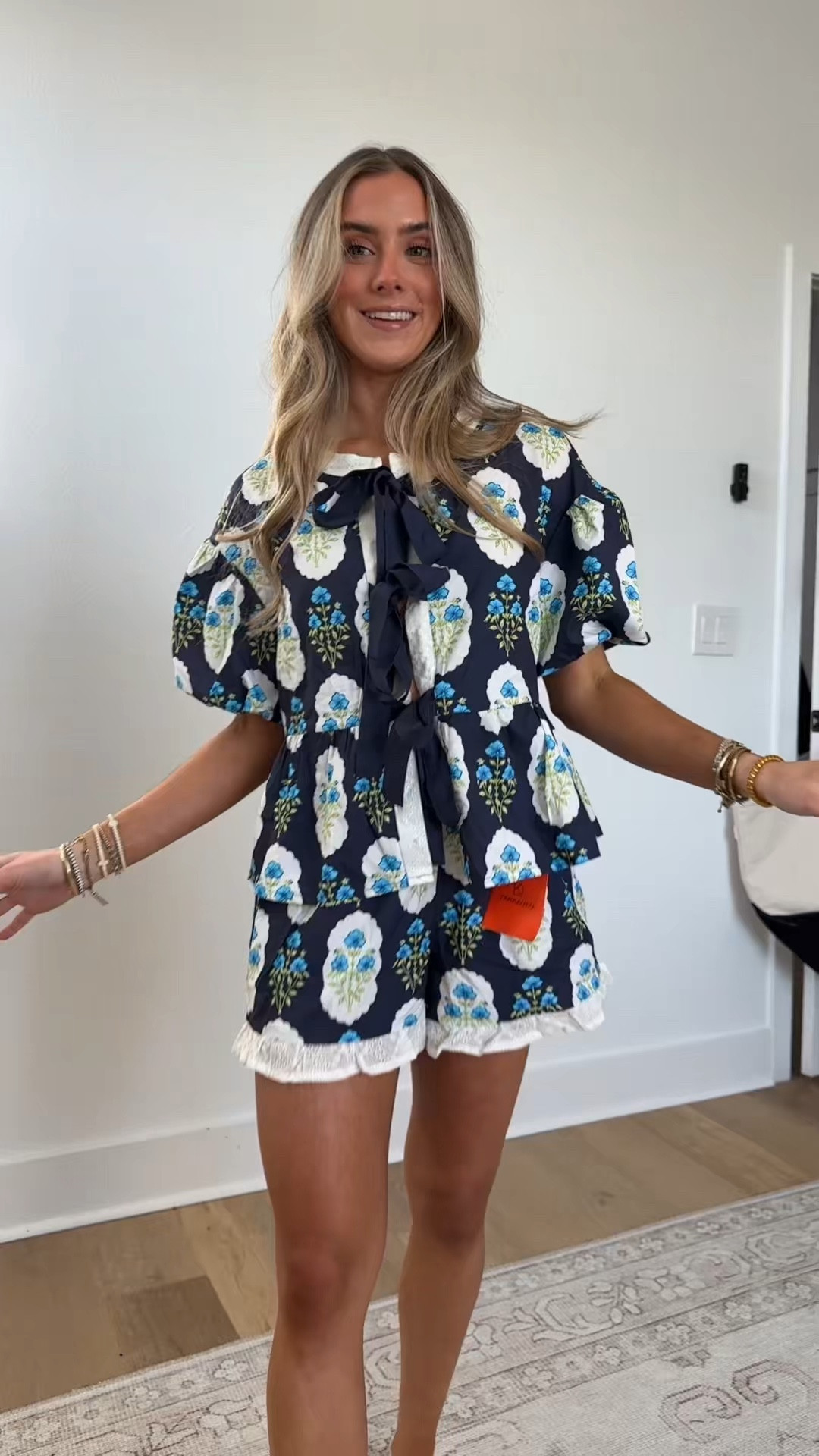 Amazon size small Aoysky Womens Floral 2 Piece Short Sets Summer Vacation Outfits Puff Sleeve Babydoll Blouse Ruffle Shorts Matching Set

#LTKSeasonal #LTKSaleAlert #LTKootd