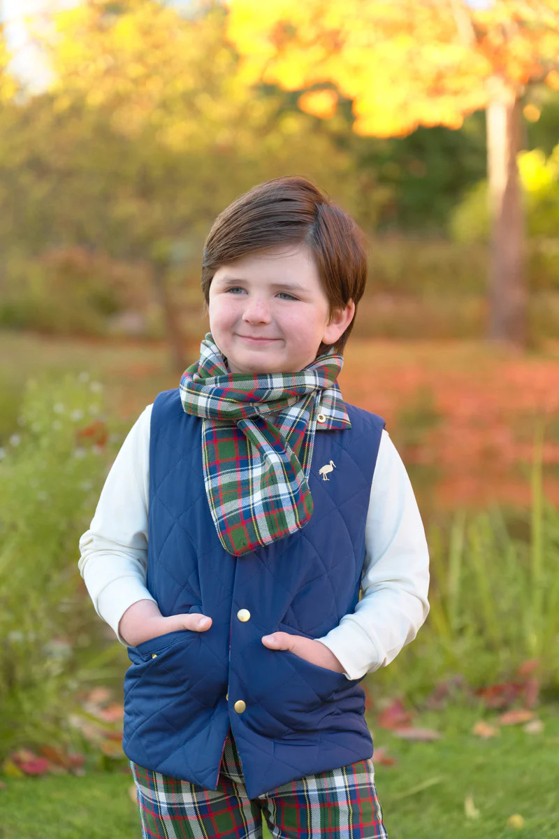 Vaughn Vest - Nantucket Navy with Grant Park Plaid & Bellport Butter Y | The Beaufort Bonnet Company