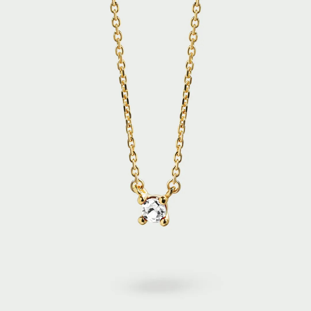 Dainty Birthstone Necklace by Gracepersonalized – Layering Gold Necklace for Everyday Wear – ... | Etsy (US)