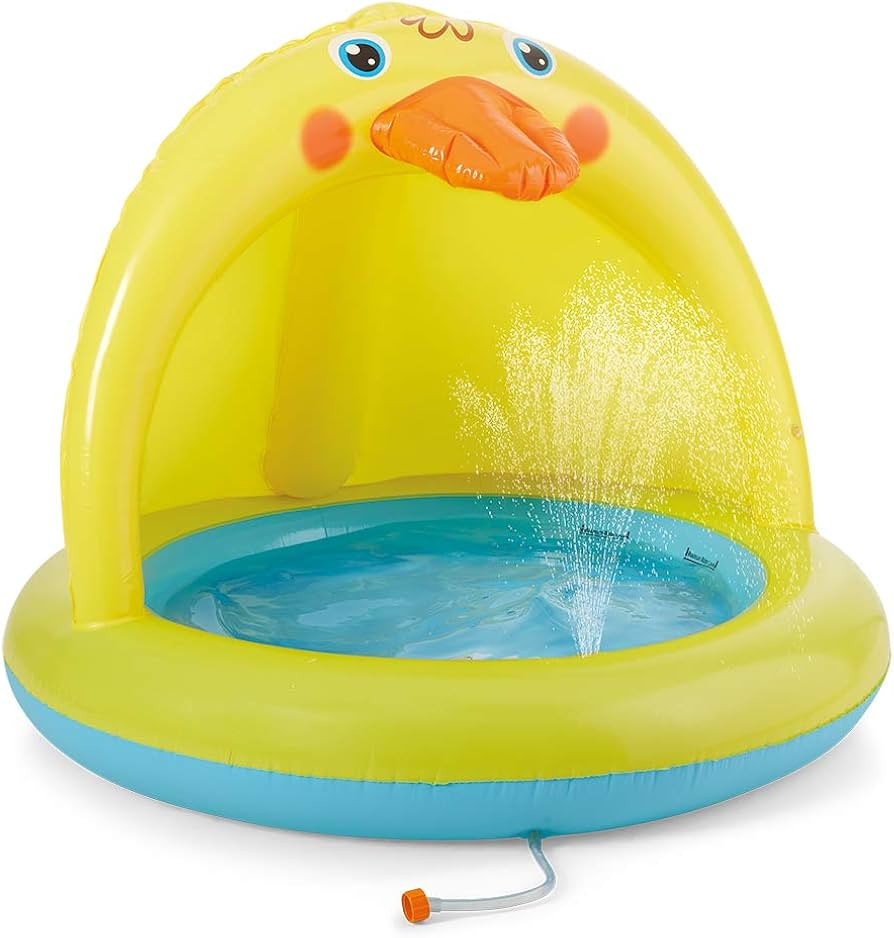 Shade Baby Pool, Sprinkle and Splash Play Pool, Outdoor Duck Bathtub of 39 Inches | Amazon (US)