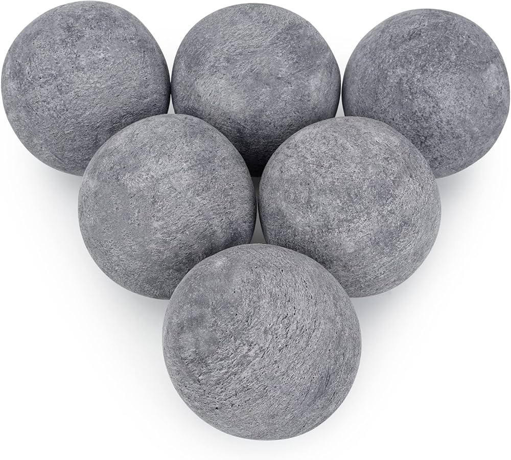 Stanbroil Ceramic Fire Balls - 5” Round Fire Stones for Fire Pit Fire Bowl and Fireplace - Set ... | Amazon (US)