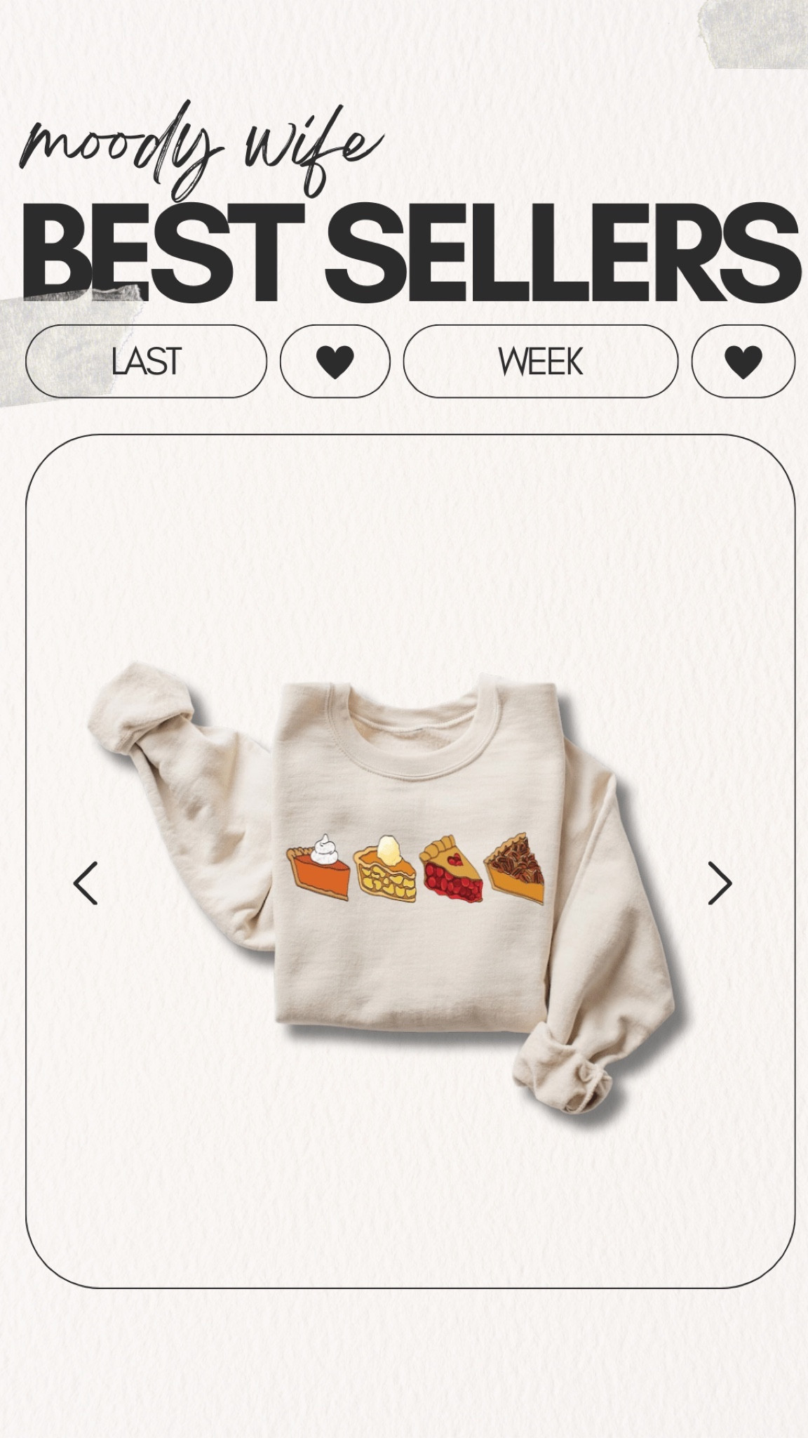 Moody Wife Blog Best Seller of the Week: Pie themed Long Sleeve Shirt for the perfect Thanksgiving cozy outfit! 🫶🏼 This top will pair perfectly with high waisted black yoga pants, cozy socks and comfy slip on shoes! You could also pair this thanksgiving pullover with a pair of denim jeans and sneakers!

#newmomstyle 
#thanksgivingoutfit 
#bestsellers 
#topsellers 
#thanksgivingstyle 

#LTKHoliday #LTKSeasonal #LTKsalealert