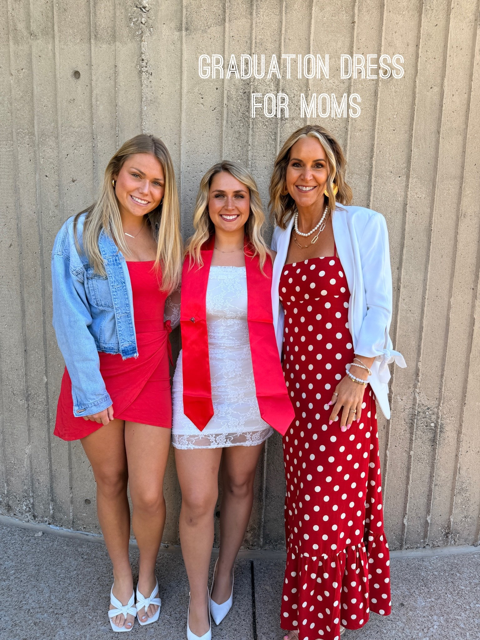 I wore this very comfortable dress to my daughter’s college graduation.❤️Wearing a size XS. And the platform gold sandals were perfect!

#LTKmomlife #LTKOver40