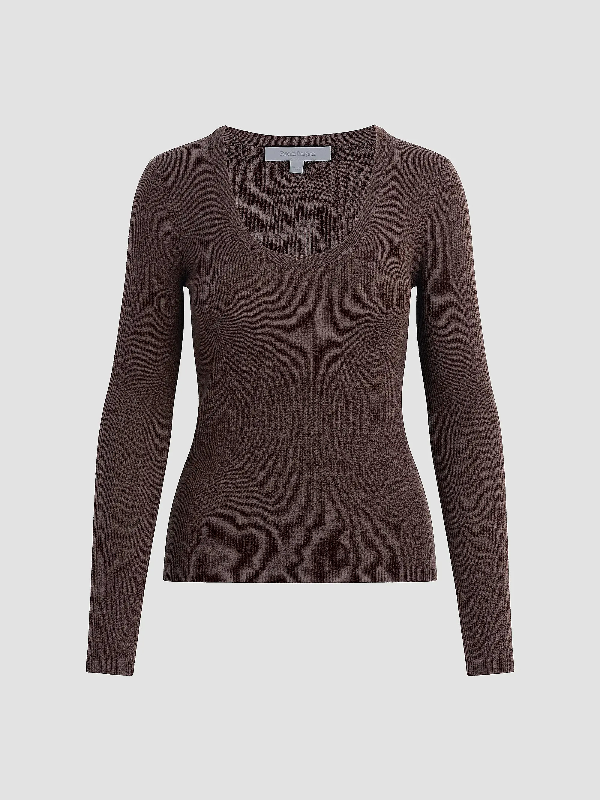 Favorite Daughter Take It Easy Extrafine Merino Wool Scoopneck Top | Saks Fifth Avenue | Saks Fifth Avenue