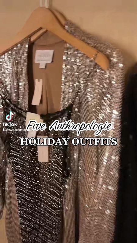 Holiday Party Outfits from Anthro — Black + Sequin edition #sparkleoutfit all 30% off this weekend!

#LTKstyletip #LTKHoliday #LTKCyberweek