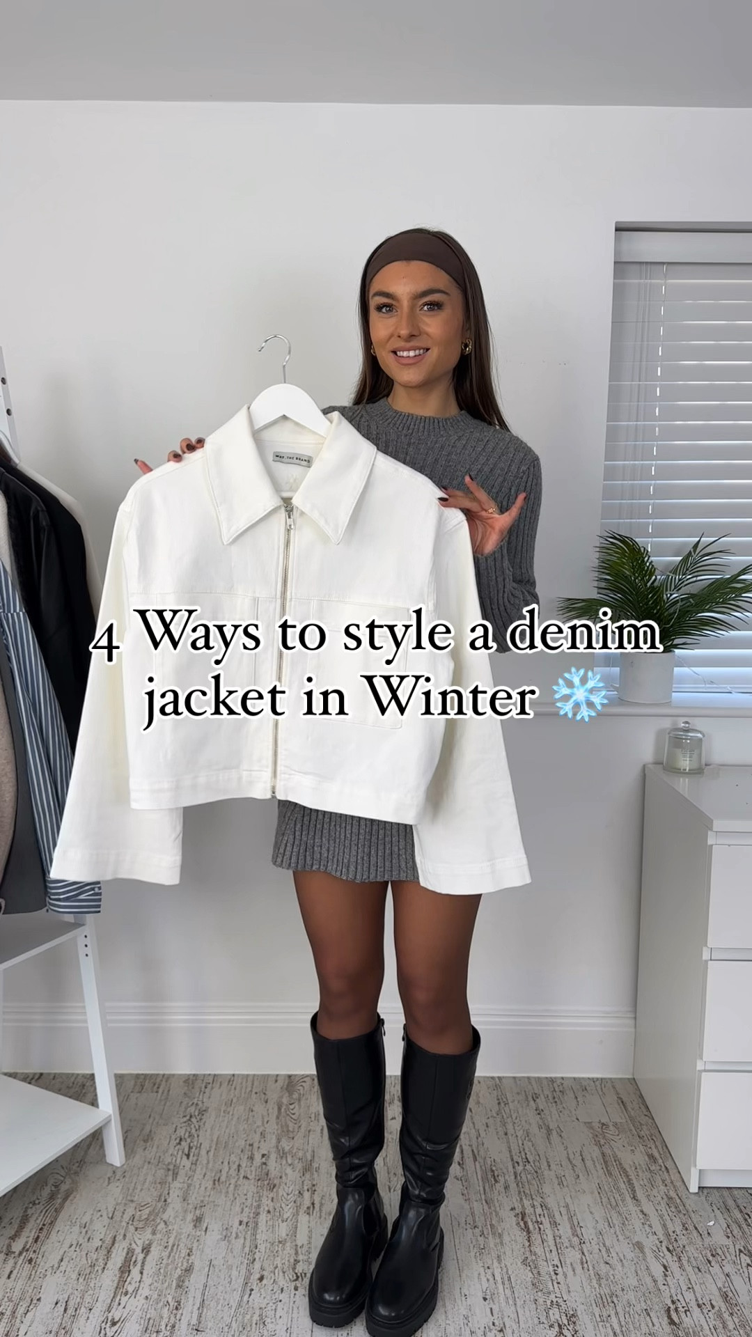 4 Ways to style a denim jacket in winter 🤍❄️ My jacket is now 20% off with the code WATFRIDAY 🥰

#LTKstyletip #LTKwinter #LTKeurope