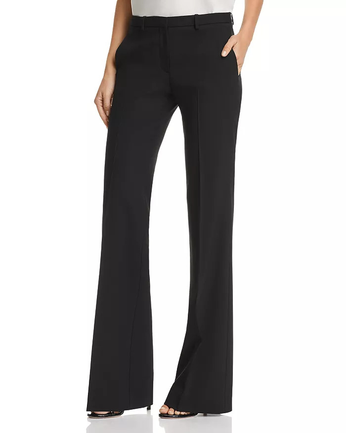 Demitria Wool-Blend Flared Pants | Bloomingdale's (US)