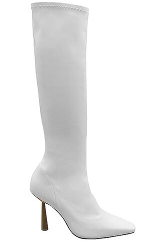 GIA BORGHINI x RHW Knee High Boot in White | FWRD 