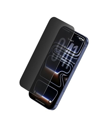 Belkin ScreenForce InvisiGlass Privacy Screen Protector for iPhone 17 Pro Max, Scratch-Resistant Impact Protection w/Included Easy Align Tray for Bubble Free Application - Made with Recycled Glass | Amazon (US)