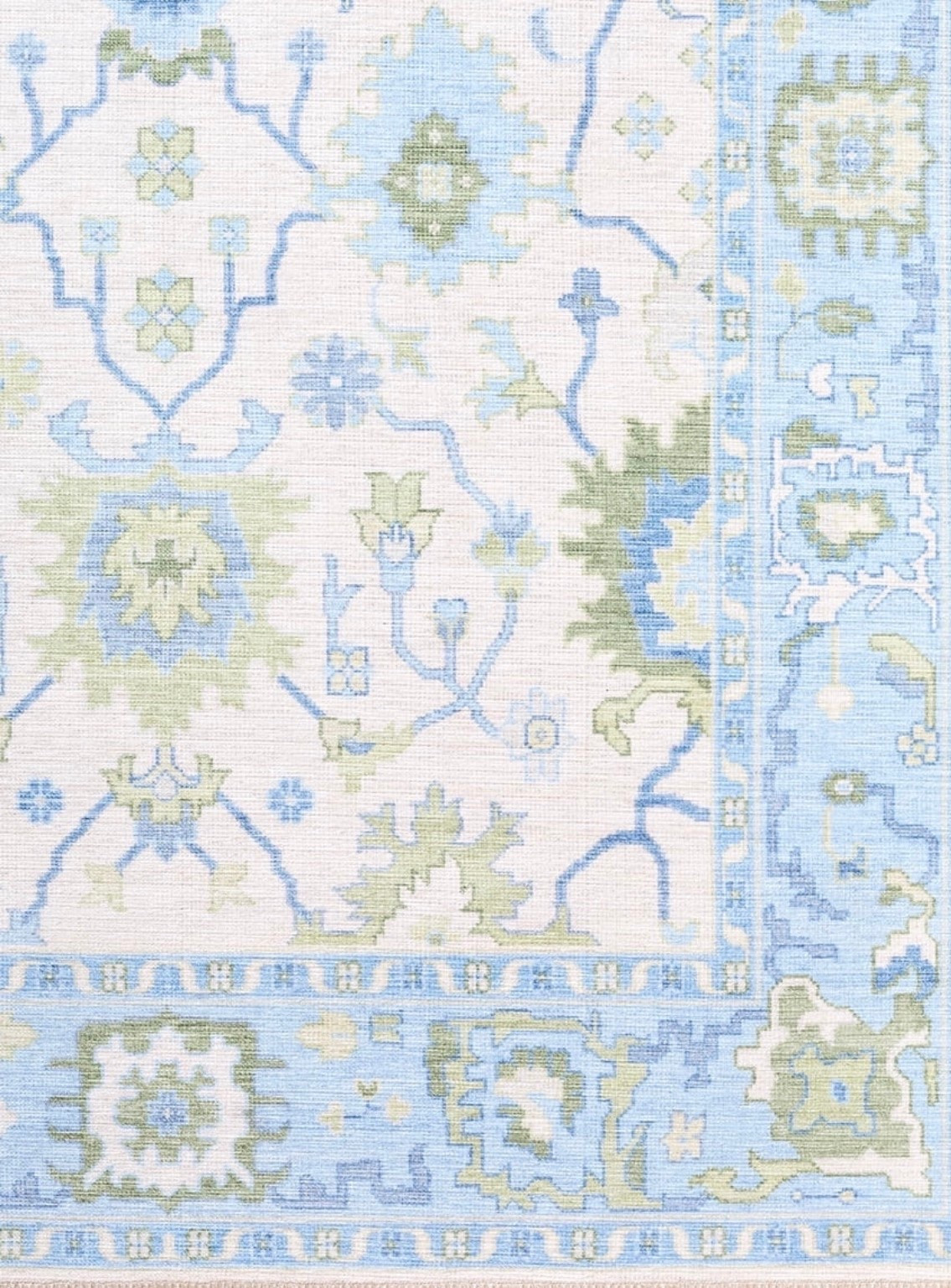 Affordable oushak look rug