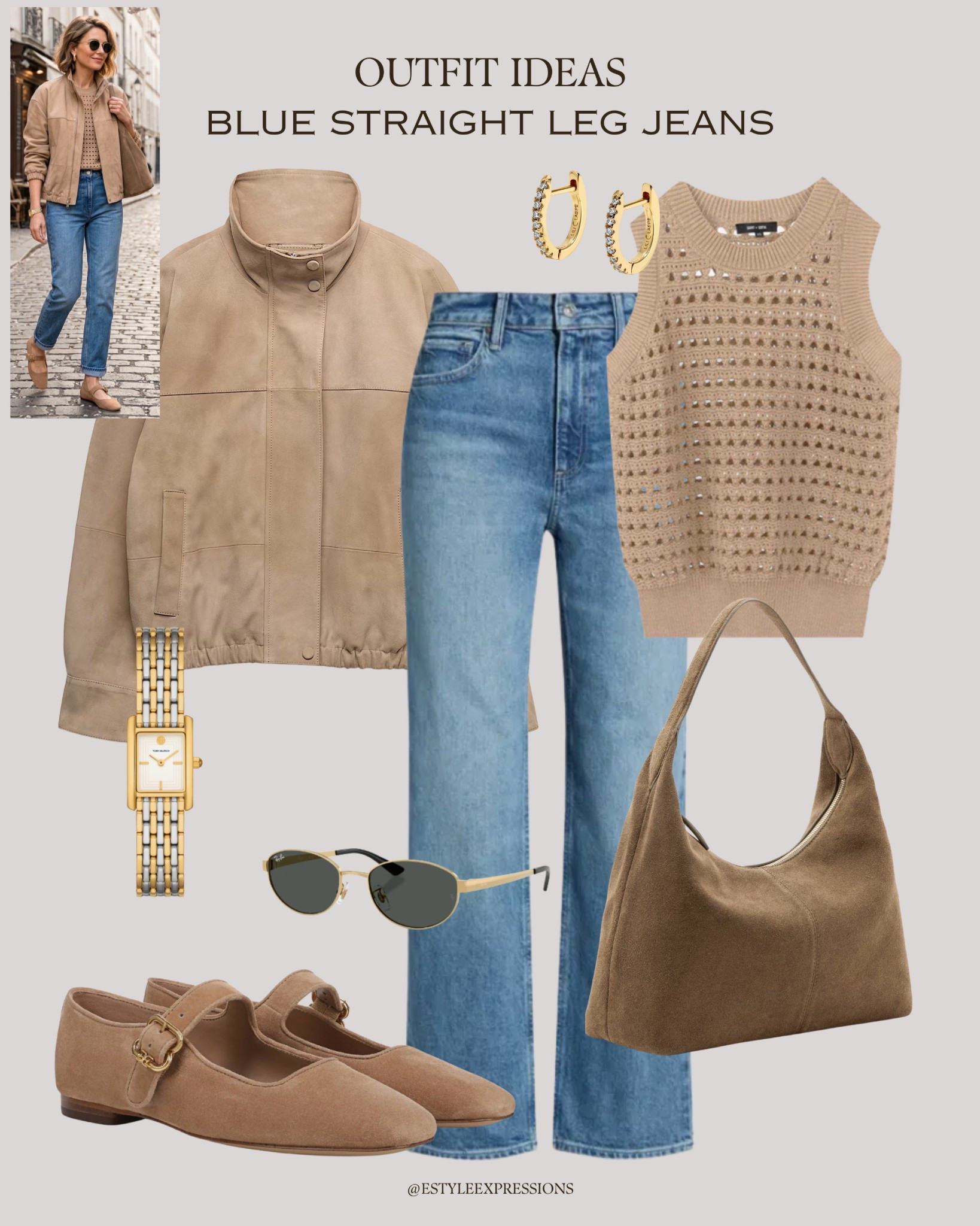 Spring outfits with blue, straight leg jeans!🌸👖

#LTKWorkwear #LTKSaleAlert #LTKootd