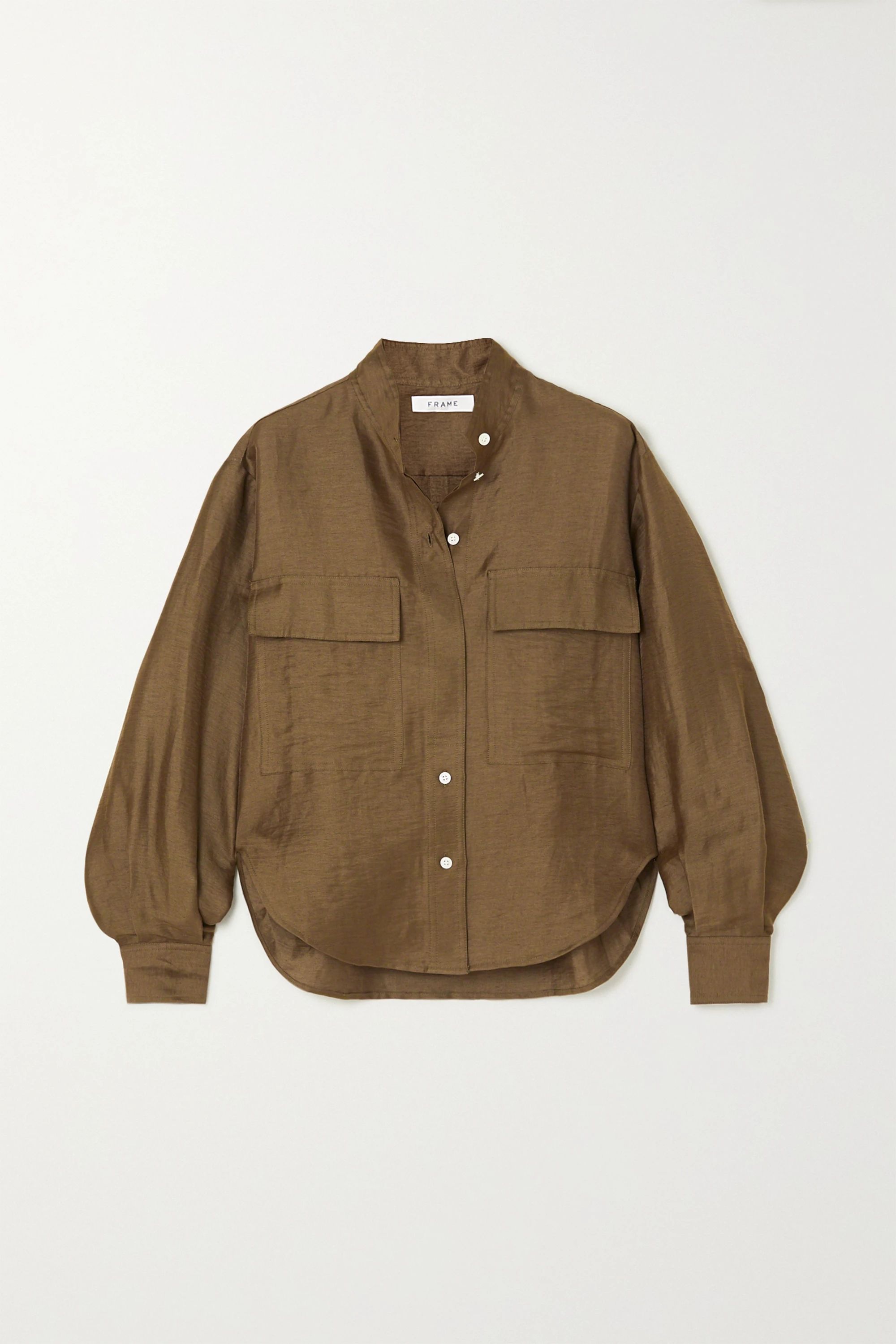 Safari linen-blend shirt | NET-A-PORTER (US)