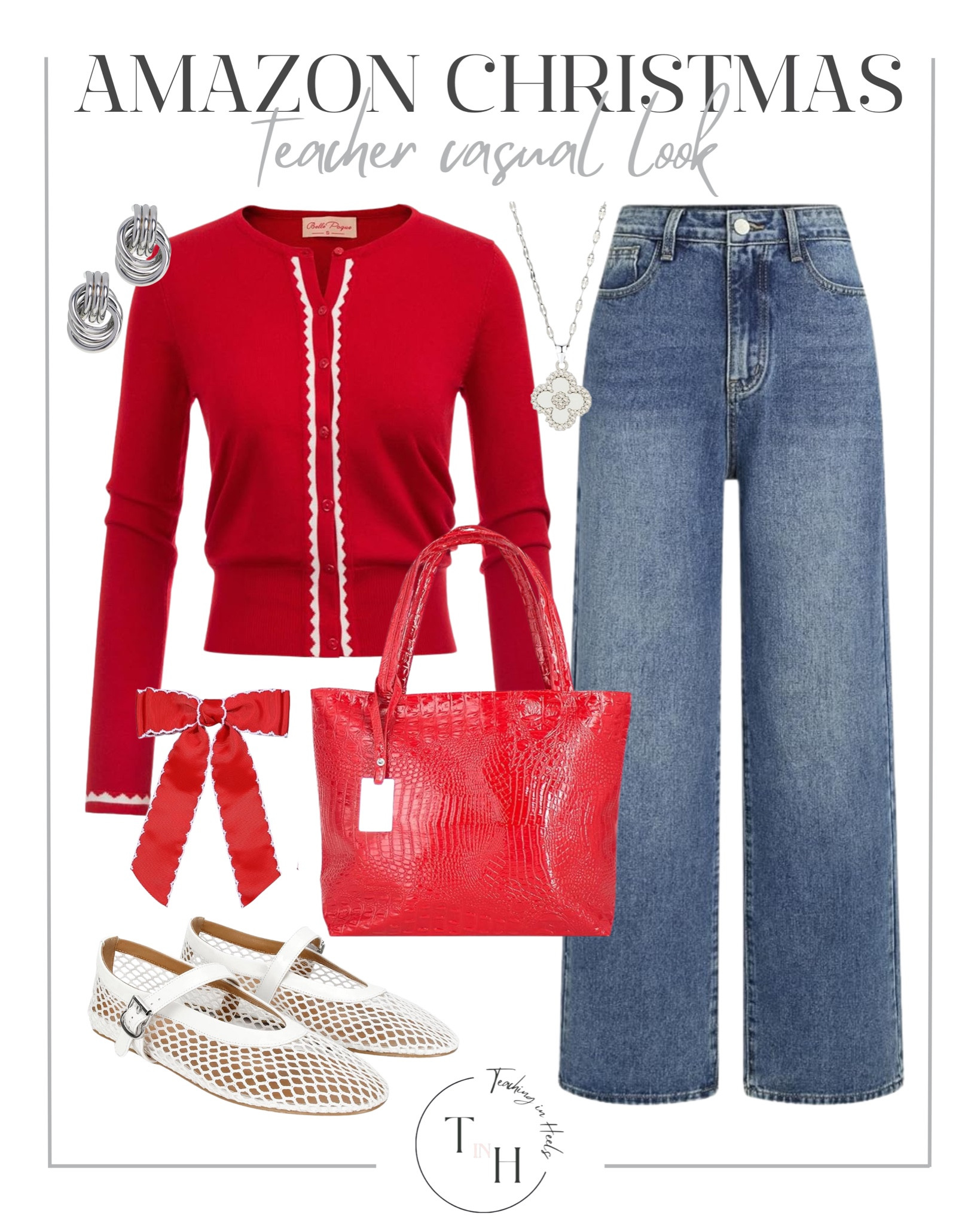 Amazon Christmas Teacher Casual Look

velvet dresses
sequin minis
metallic tops
satin skirts
statement tights
faux fur jackets
sparkly heels
festive jumpsuits
red and green looks
elegant black outfits

#LTKSaleAlert #LTKHoliday #LTKootd