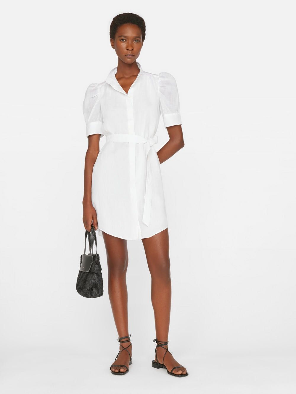Gillian Mini Dress -- Blanc | Frame Denim