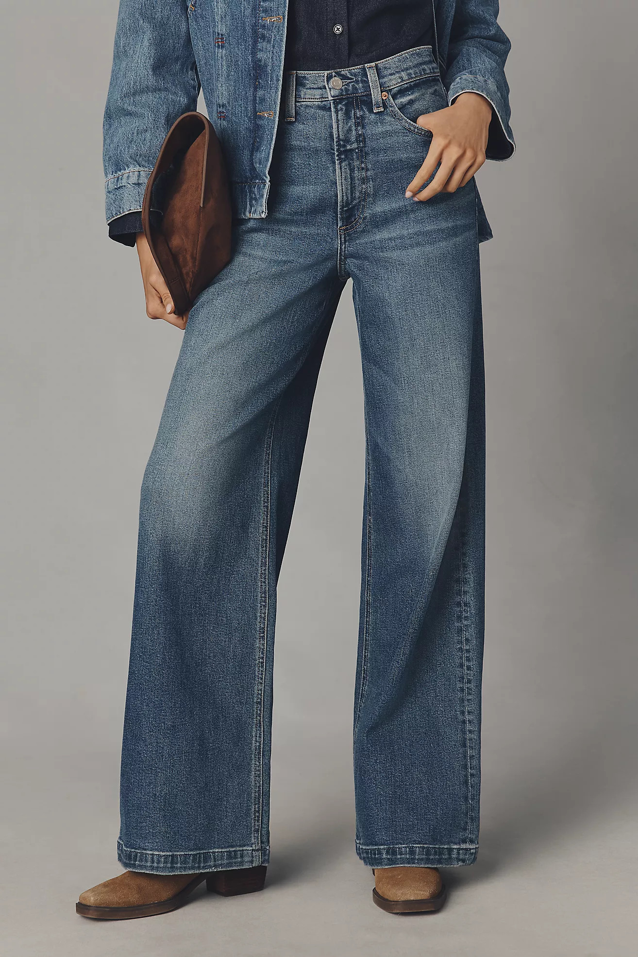 Pistola Lana High-Rise Wide-Leg Jeans | Anthropologie (US)