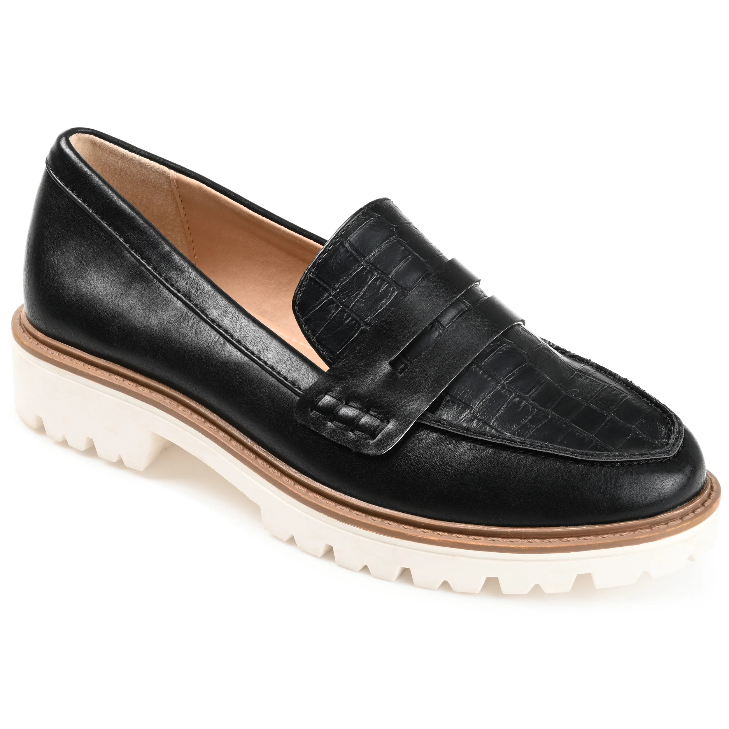 Brinley Co. Womens Tru Comfort Foam™ Treaded Outsole Loafer - Walmart.com | Walmart (US)